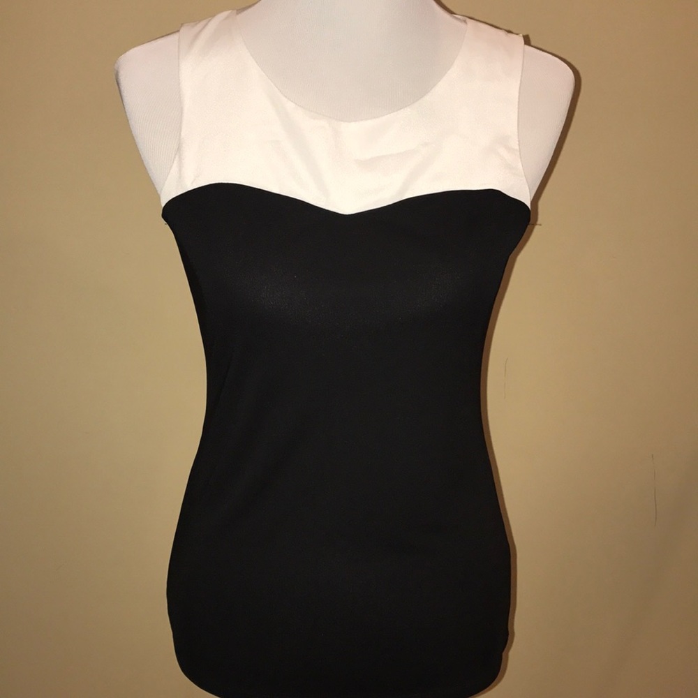 Black And White The Limited Blouse